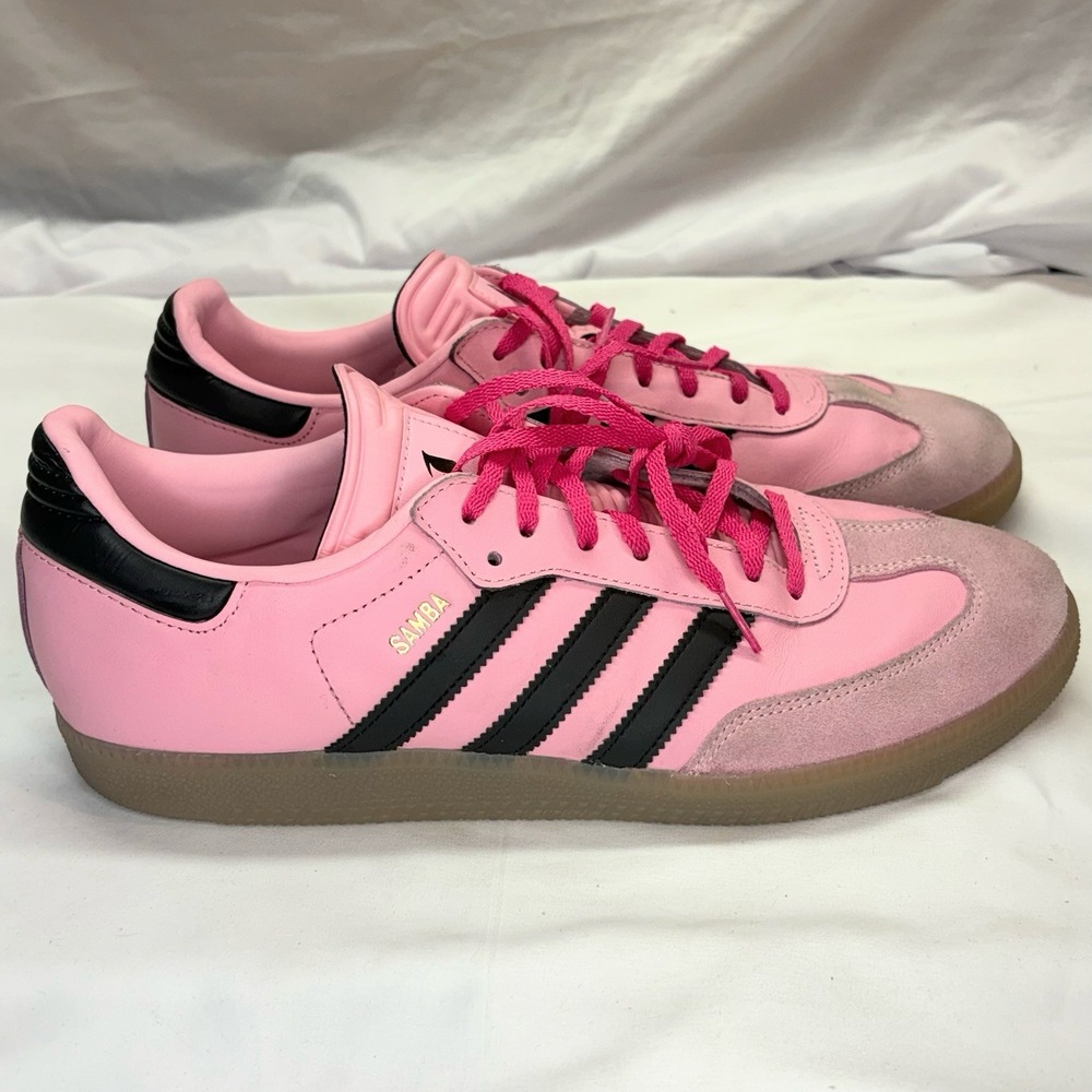 ADIDAS Originals Samba Messi Indoor Soccer Shoes Men's US 11 Pink Sneaker IH8158 - Picture 2 of 14
